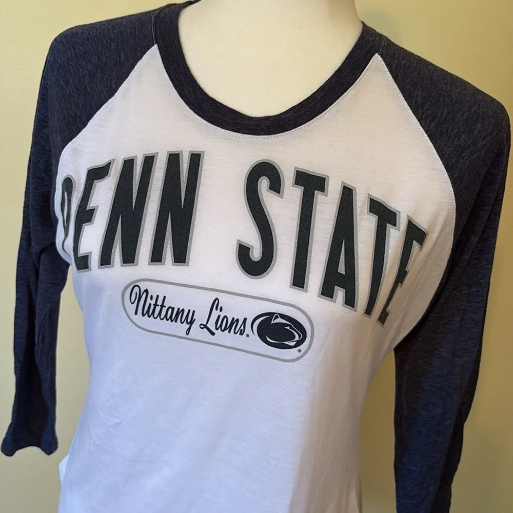 G-III 4her by Carl Banks Penn State shirt blue white - Picture 2 of 4